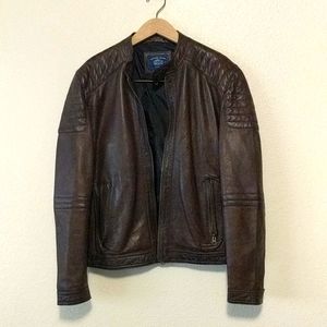 Leather Moto Jacket